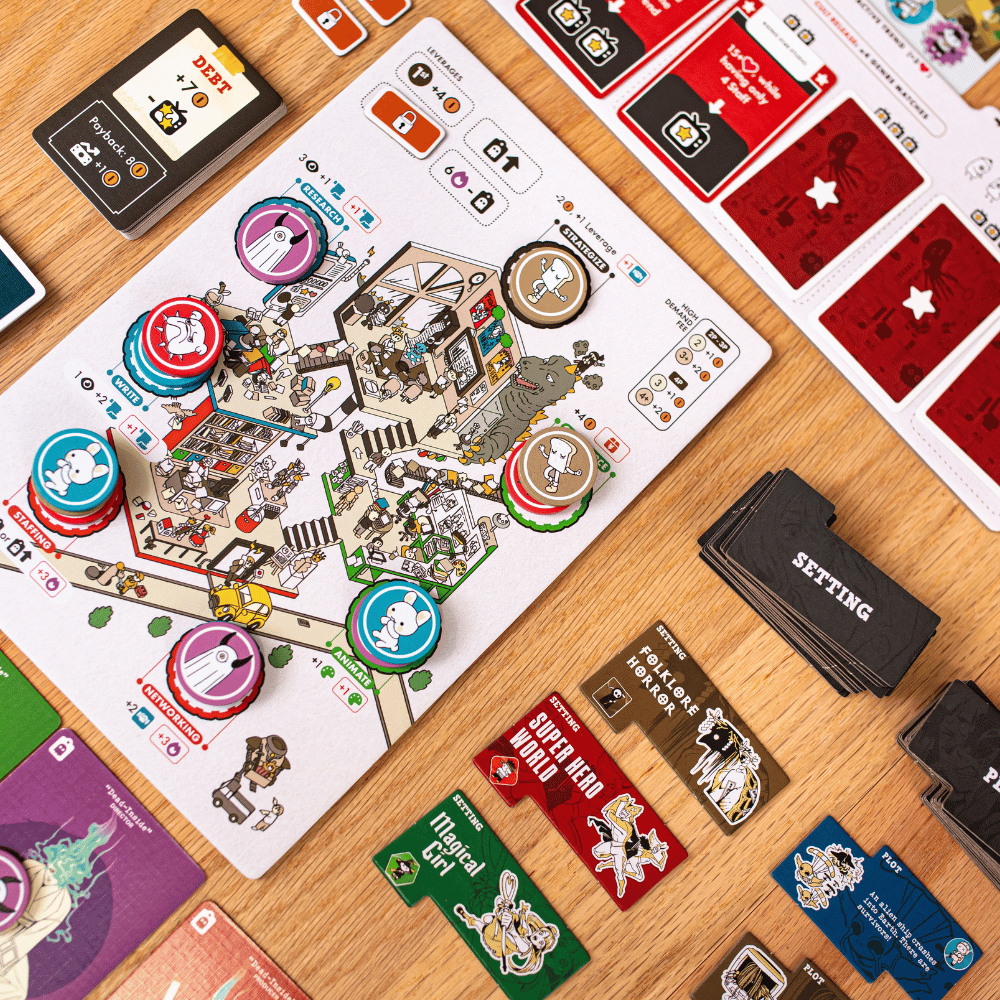 Jisogi: Anime Studio Tycoon Board Game