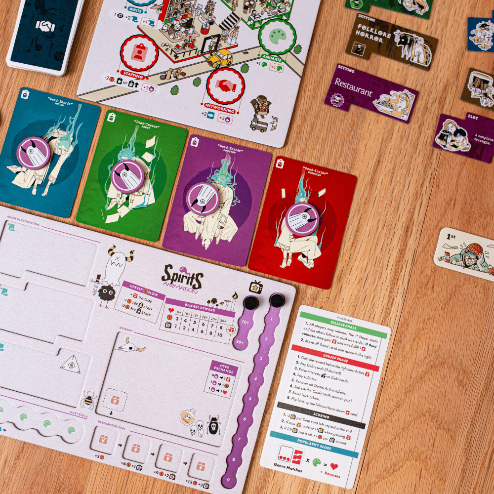 Jisogi: Anime Studio Tycoon Board Game