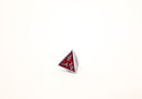 LPG Dice RPG Set Serif Red/Silver