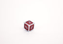 LPG Dice RPG Set Serif Red/Silver