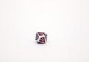 LPG Dice RPG Set Serif Red/Silver