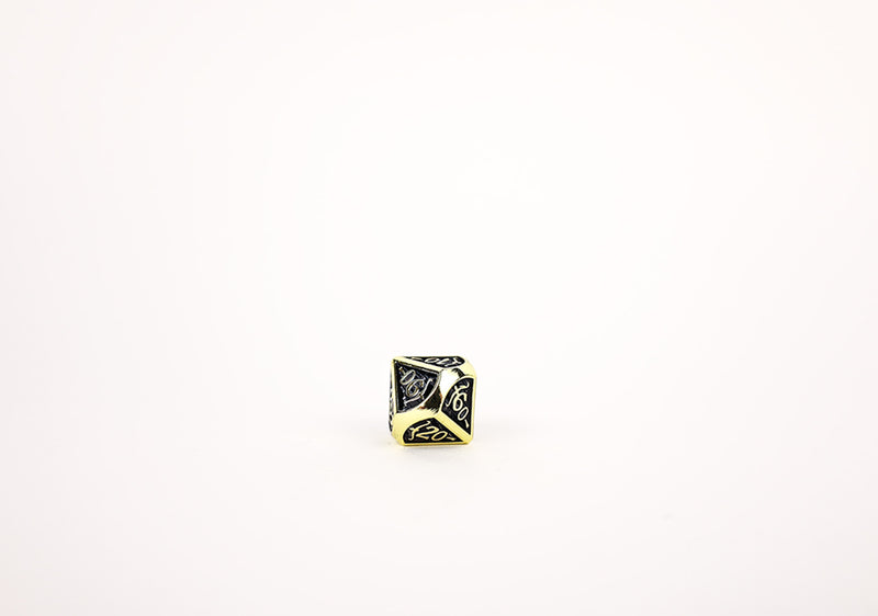 LPG Dice RPG Set Draco Bright Black/Gold