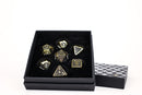 LPG Dice RPG Set Draco Bright Black/Gold