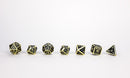 LPG Dice RPG Set Draco Bright Black/Gold