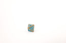 LPG Dice RPG Set Draco Bright Blue/Brass