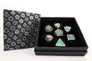 LPG Dice RPG Set Draco Dark Green/Brass