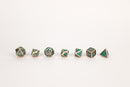LPG Dice RPG Set Draco Dark Green/Brass