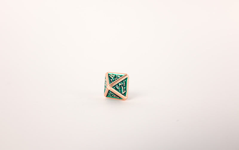 LPG Dice RPG Set Draco Dark Green/Brass