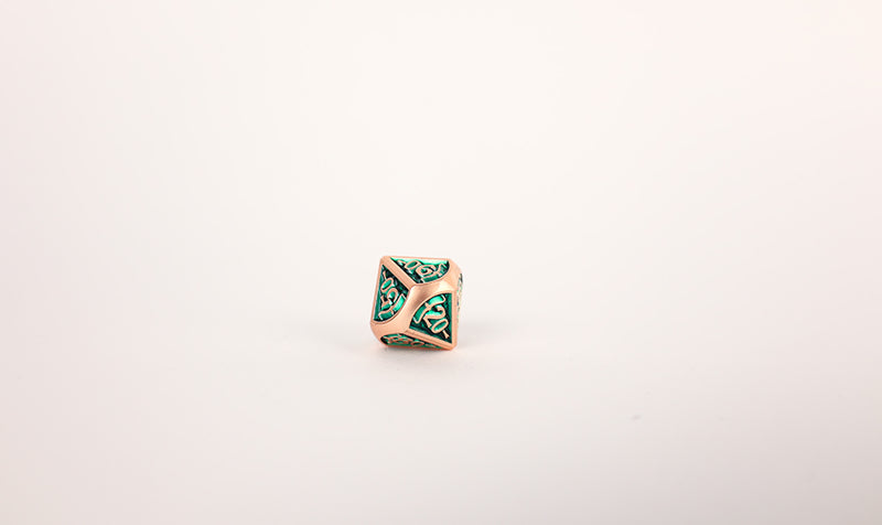 LPG Dice RPG Set Draco Dark Green/Brass