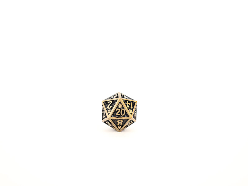 LPG Dice RPG Set Draco Dark BlackGold