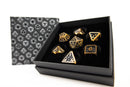 LPG Dice RPG Set Draco Dark BlackGold