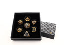 LPG Dice RPG Set Draco Dark BlackGold