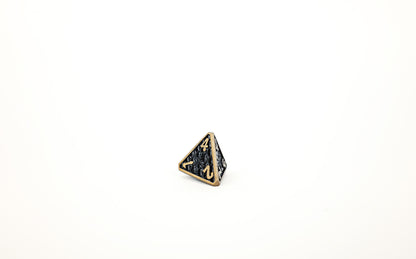 LPG Dice RPG Set Draco Dark BlackGold