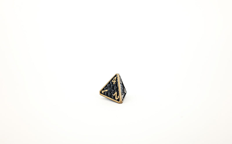 LPG Dice RPG Set Draco Dark BlackGold