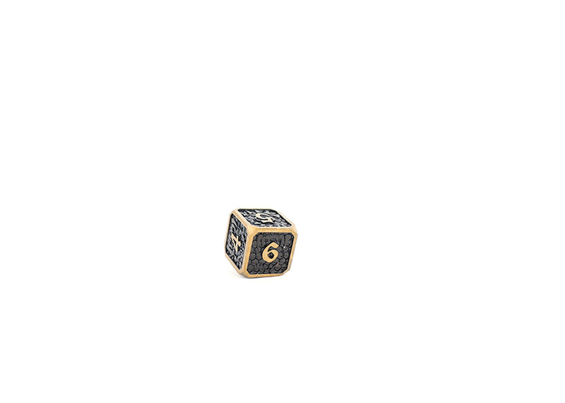 LPG Dice RPG Set Draco Dark BlackGold