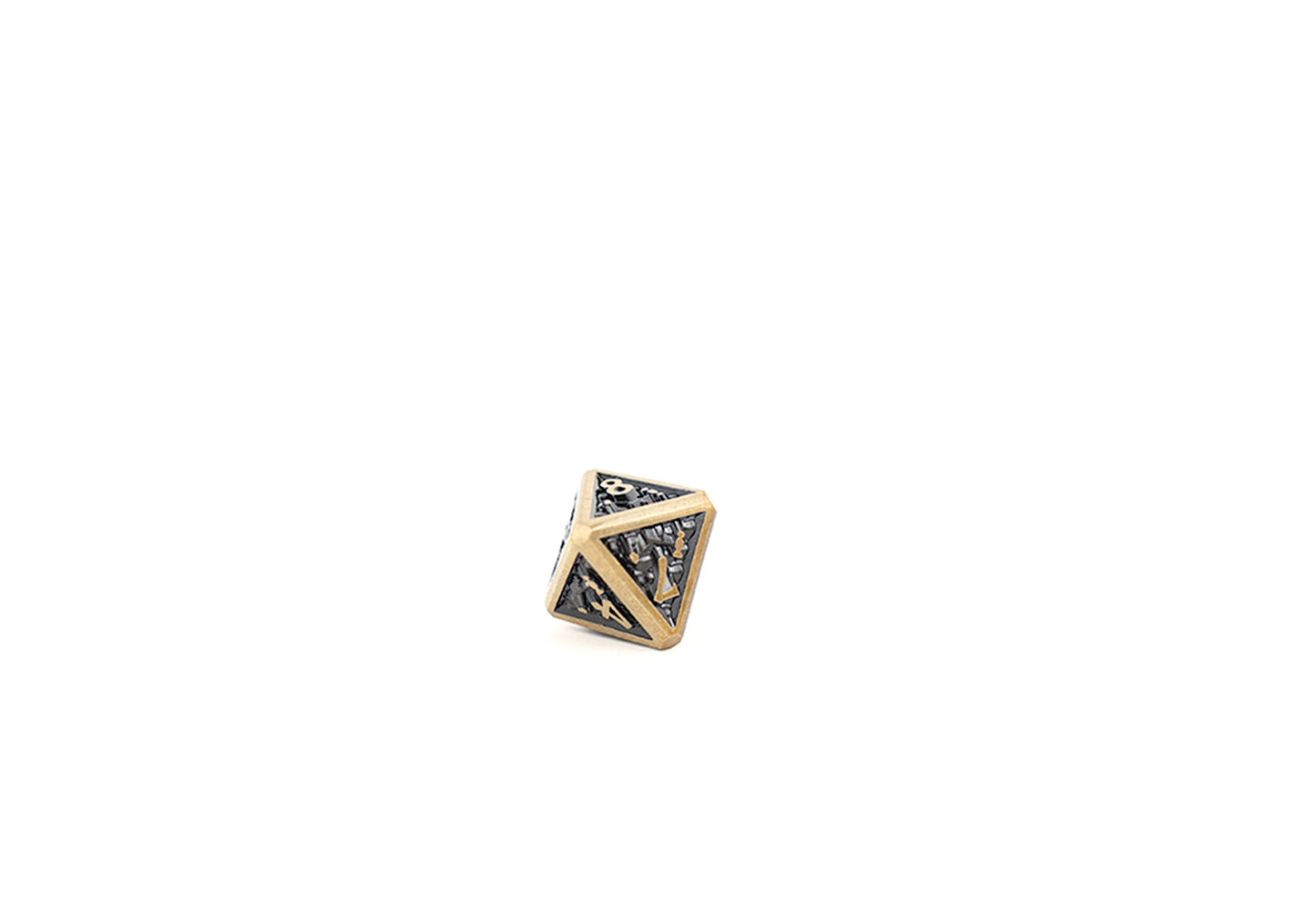 LPG Dice RPG Set Draco Dark BlackGold