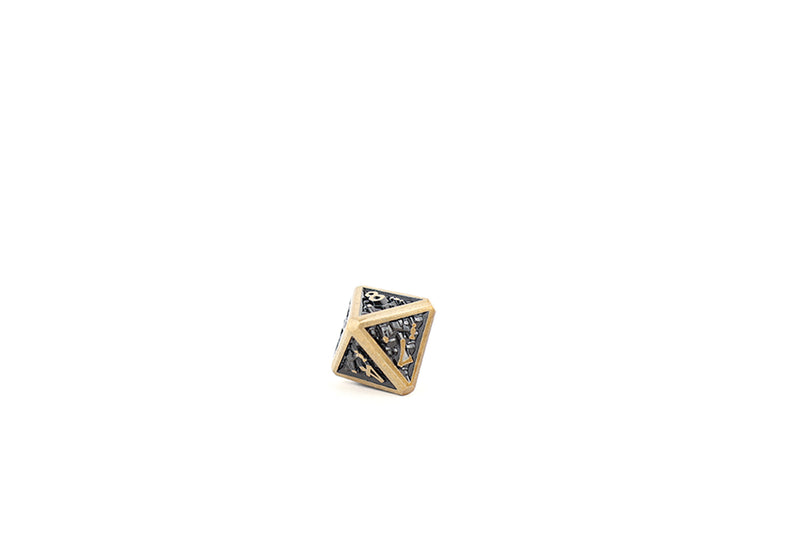 LPG Dice RPG Set Draco Dark BlackGold