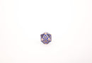 LPG Dice RPG Set Concentric Blue/Black/Brass
