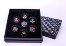 LPG Dice RPG Set Leadlight 4 Colour/Silver