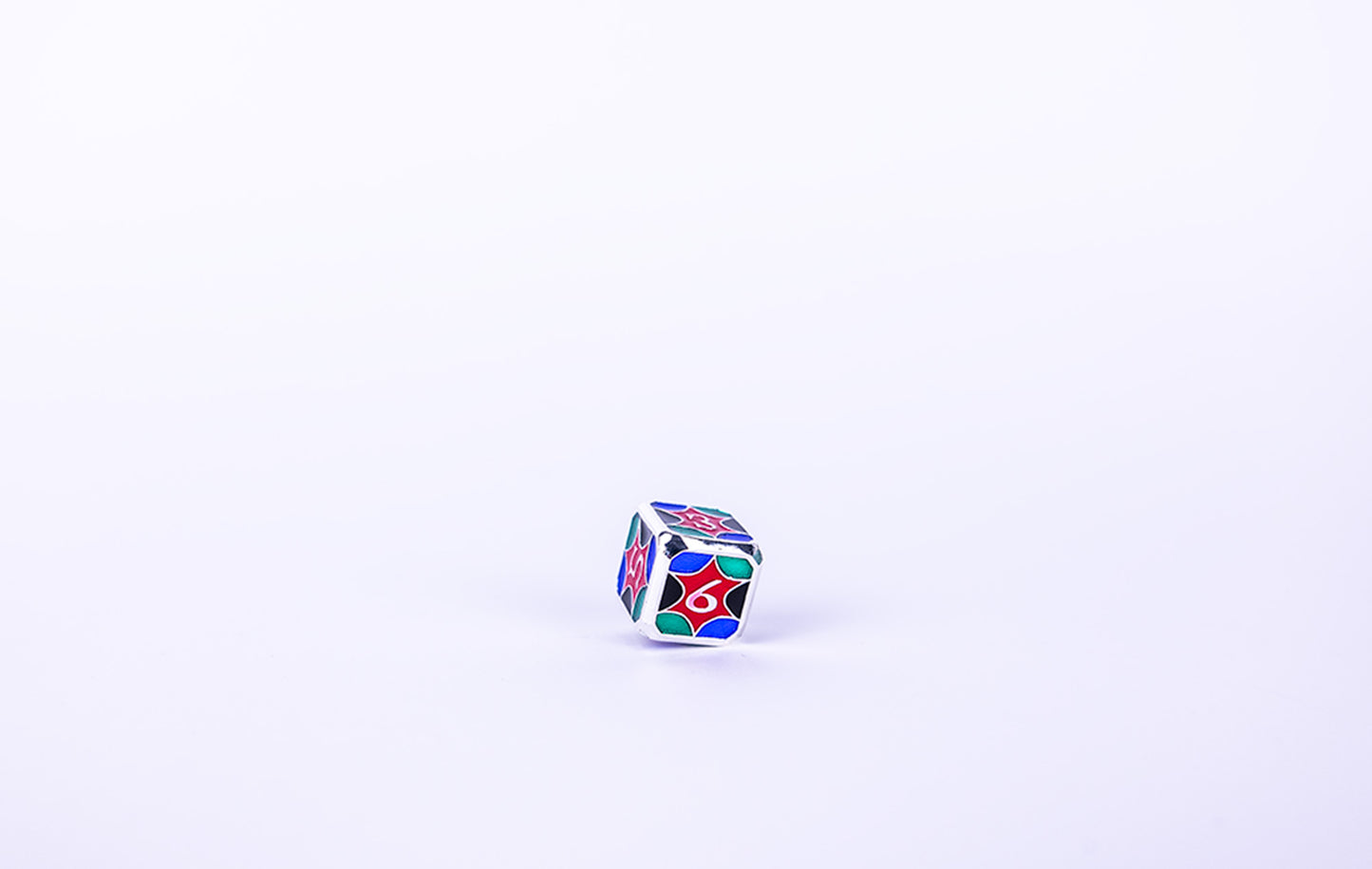 LPG Dice RPG Set Leadlight 4 Colour/Silver
