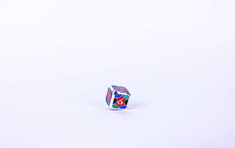 LPG Dice RPG Set Leadlight 4 Colour/Silver