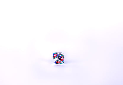 LPG Dice RPG Set Leadlight 4 Colour/Silver
