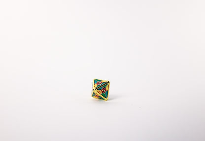LPG Dice RPG Set Leadlight 4 Colour/Gold