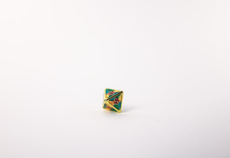 LPG Dice RPG Set Leadlight 4 Colour/Gold