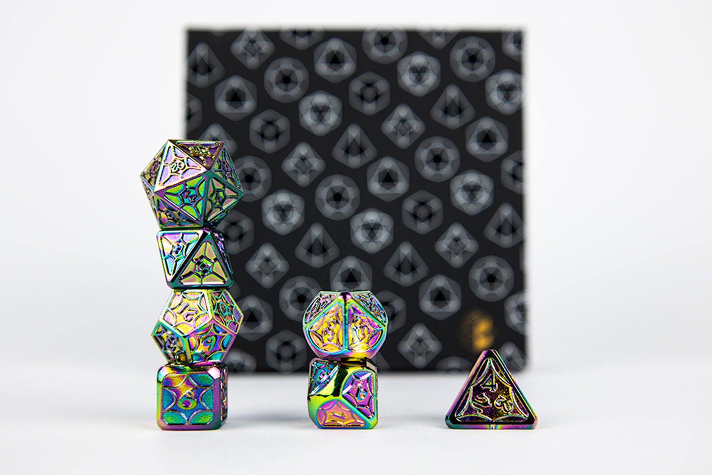 LPG Dice RPG Set Leadlight Dazzle Dark
