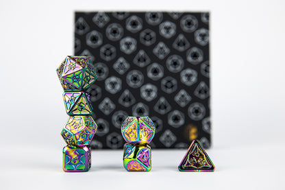LPG Dice RPG Set Leadlight Dazzle Dark