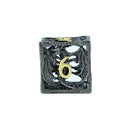 LPG Dice RPG Set Hollow Dragon - Black and Gold
