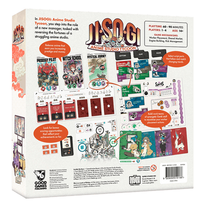 Jisogi: Anime Studio Tycoon Board Game